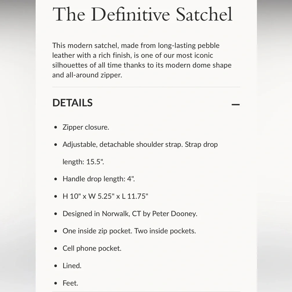 NWT Dooney & Bourke Zip Zip Satchel (BONE) - Picture 4 of 14